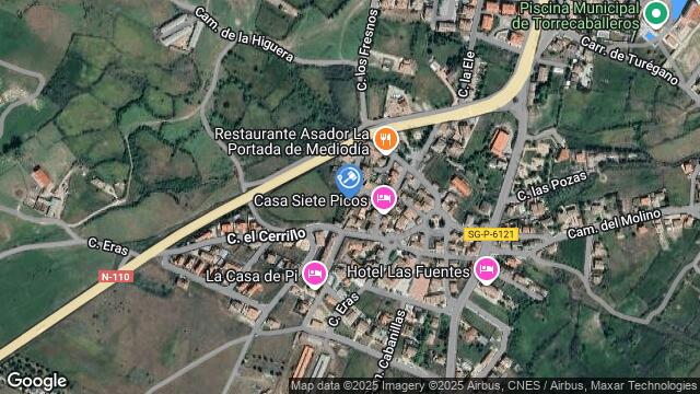 Ubicación de la subastas Subasta de garaje en TORRECABALLEROS