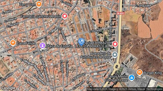 Ubicación de la subastas Subasta de vivienda en LEPE