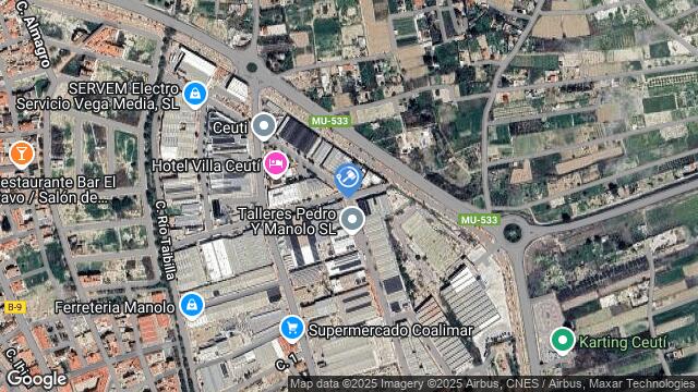 Ubicación de la subastas Subasta de nave industrial en CEUTI
