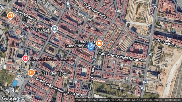 Ubicación de la subastas Subasta de local comercial en VALENCIA