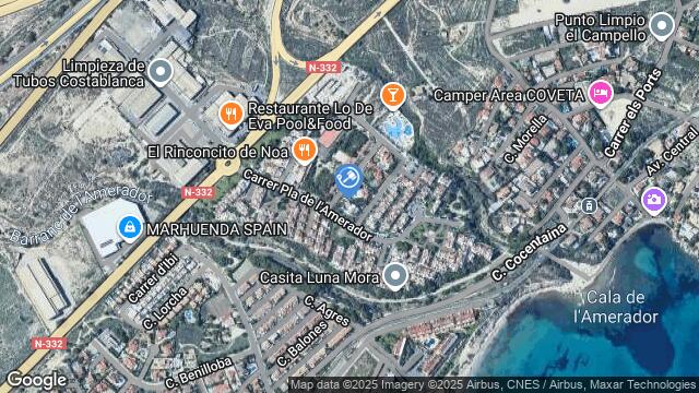 Ubicación de la subastas Subasta de vivienda en EL CAMPELLO