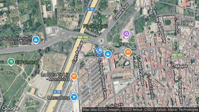 Ubicación de la subastas Subasta de cl carlos valcarcel park.710 ( murcia) en MURCIA