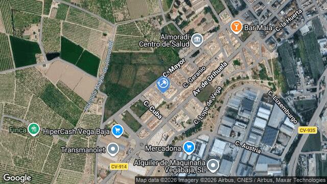Ubicación de la subastas Subasta de garaje en ALMORADI