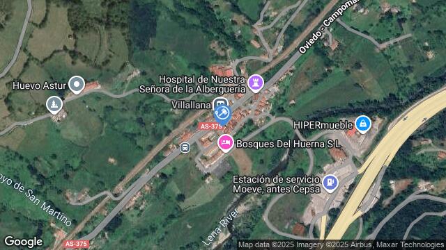 Ubicación de la subastas Subasta de vivienda en Mieres