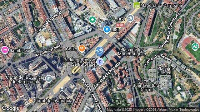 Ubicación de la subastas Subasta de garaje en BARCELONA
