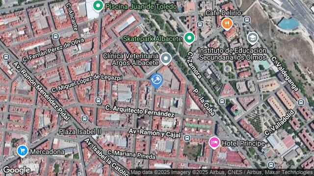Ubicación de la subastas Subasta de garaje en Albacete