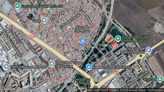 Ubicación de la subastas Subasta de vivienda en MERIDA