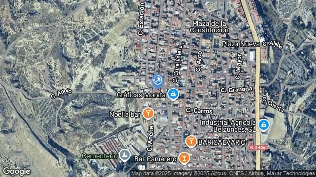 Ubicación de la subastas Subasta de local comercial en HUERCAL-OVERA