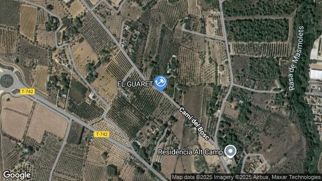 Ubicación de la subastas Subasta de finca rústica en VALLS
