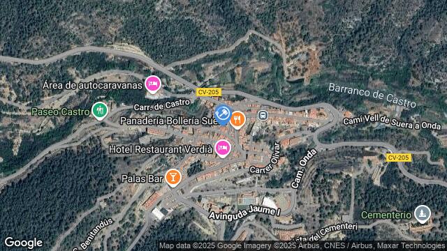 Ubicación de la subastas Subasta de fr 182 paraje secanets  ( sueras - castellon) en CASTELLON