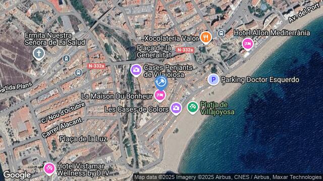 Ubicación de la subastas Subasta de vivienda en VILLAJOYOSA