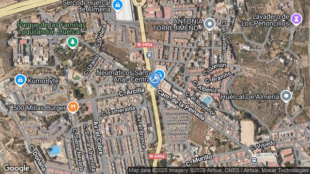 Ubicación de la subastas Subasta de vivienda en HUERCAL DE ALMERIA