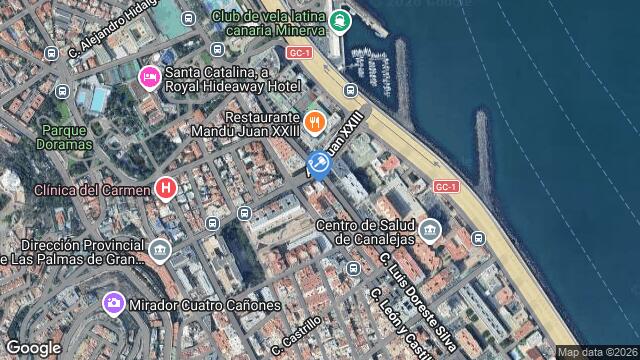 Ubicación de la subastas Subasta de av juan xxiii ( palmas de gran canaria, l) en PALMAS DE GRAN CANARIA, L