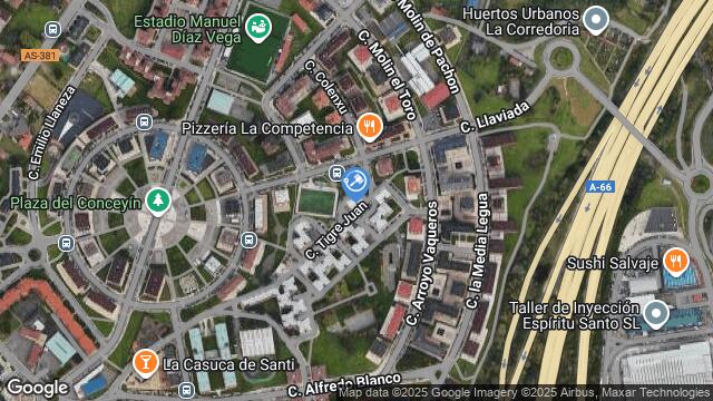 Ubicación de la subastas Subasta de vivienda en Oviedo