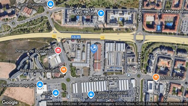 Ubicación de la subastas Subasta de local comercial en Logroño