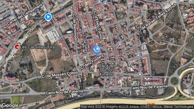 Ubicación de la subastas Subasta de vivienda en BENIMAMET