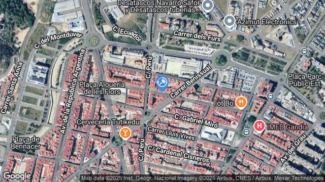Ubicación de la subastas Subasta de vivienda en GANDIA