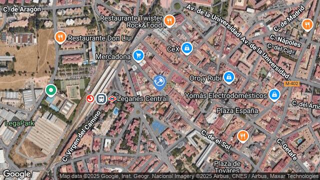 Ubicación de la subastas Subasta de vivienda en Leganés