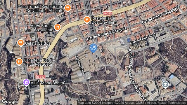 Ubicación de la subastas Subasta de cl virgen del pilar ( crevillent) en CREVILLENT