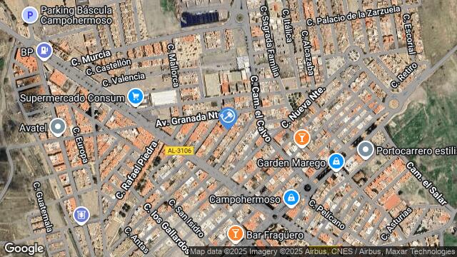 Ubicación de la subastas Subasta de vivienda en CAMPOHERMOSO, NIJAR