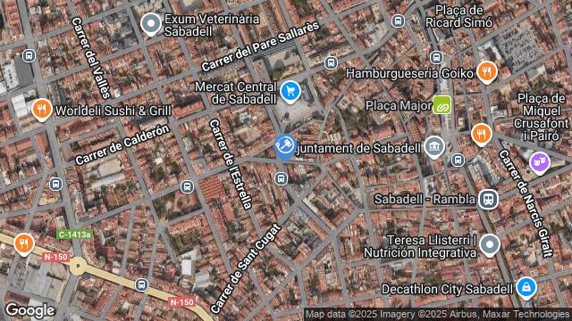 Ubicación de la subastas Subasta de vivienda en Sabadell