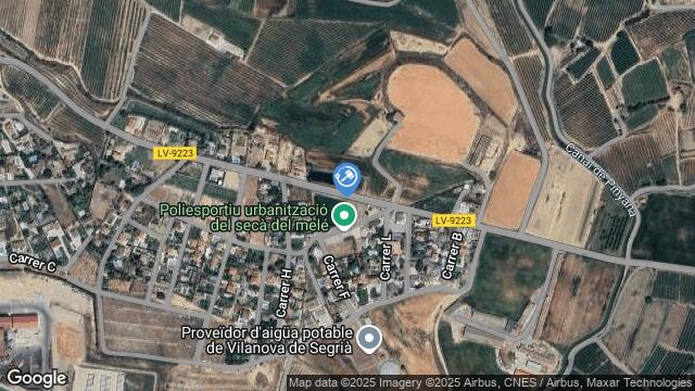 Ubicación de la subastas Subasta de solar en Vilanova del Segrià