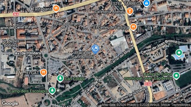 Ubicación de la subastas Subasta de cl la font ( tÀrrega) en TÀRREGA