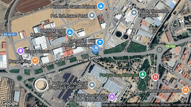 Ubicación de la subastas Subasta de local comercial en DON BENITO
