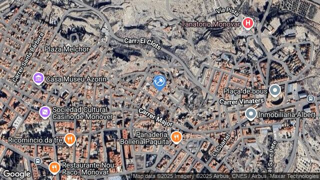 Ubicación de la subastas Subasta de vivienda en MONOVAR