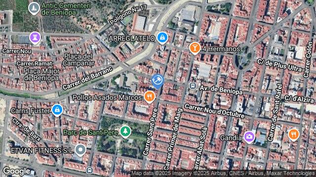 Ubicación de la subastas Subasta de vivienda en GANDIA