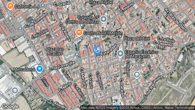 Ubicación de la subastas Subasta de cl estacadas en Granada