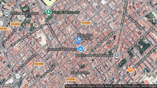 Ubicación de la subastas Subasta de cl vazquez de mella ( vila-real) en VILA-REAL