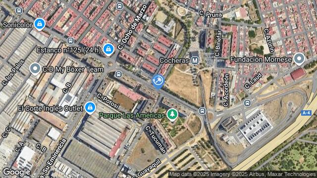 Ubicación de la subastas Subasta de garaje en Sevilla