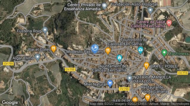 Ubicación de la subastas Subasta de vivienda en CALLOSA D'EN SARRIÀ