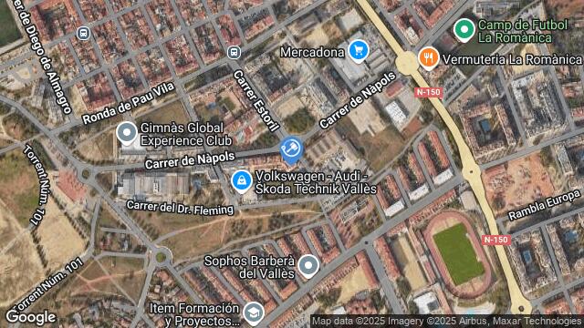 Ubicación de la subastas Subasta de garaje en BARBERÀ DEL VALLÈS