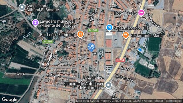 Ubicación de la subastas Subasta de garaje en CALAMOCHA