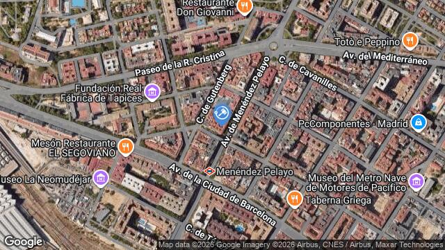 Ubicación de la subastas Subasta de av menendez pelayo ( madrid) en MADRID