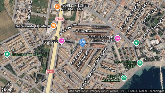 Ubicación de la subastas Subasta de garaje en Los Alcázares