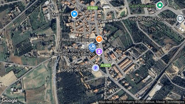 Ubicación de la subastas Subasta de finca rústica en LES BORGES DEL CAMP