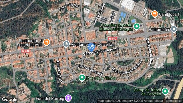 Ubicación de la subastas Subasta de vivienda en Cervelló