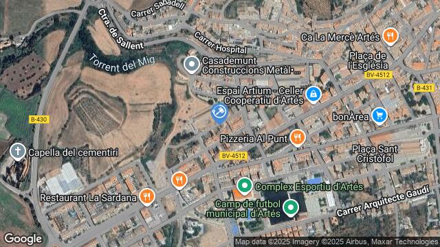 Ubicación de la subastas Subasta de vivienda en ARTES