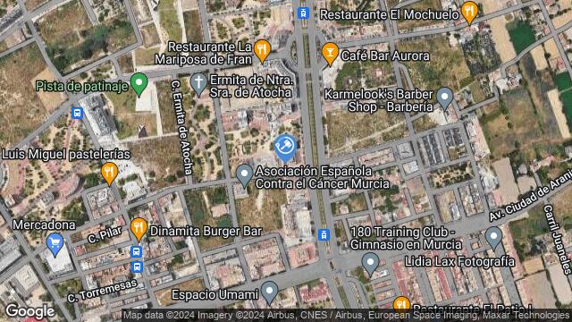 Ubicación de la subastas Subasta de garaje en Murcia