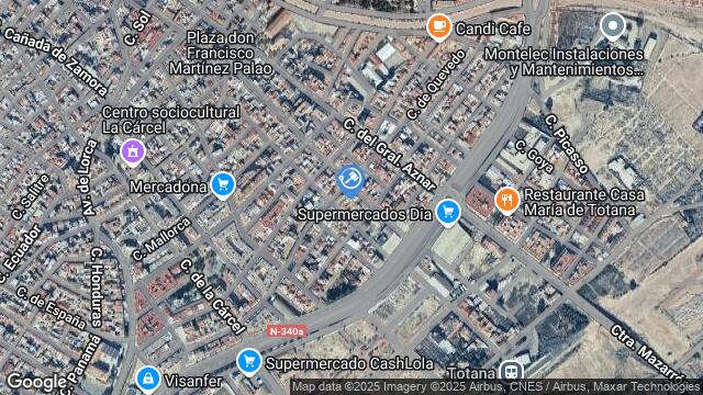Ubicación de la subastas Subasta de vivienda en Totana