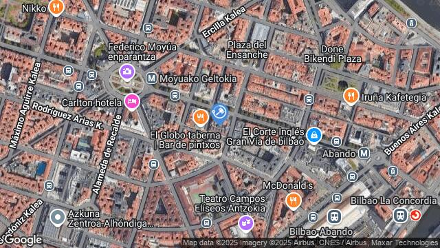 Ubicación de la subastas Subasta de vivienda en Bilbao
