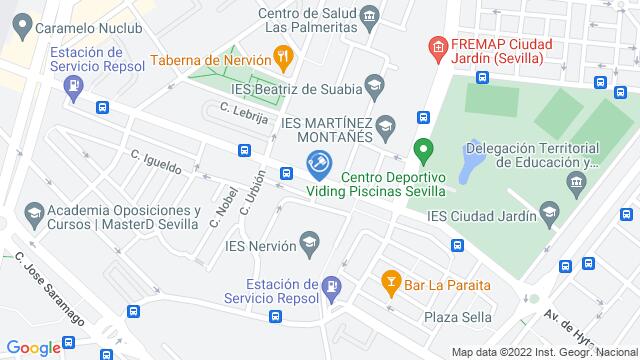 Ubicación de la subastas Subasta de garaje en Sevilla