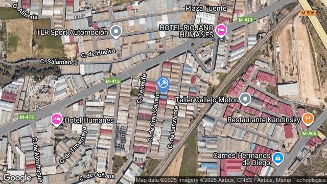 Ubicación de la subastas Subasta de nave industrial en HUMANES DE MADRID