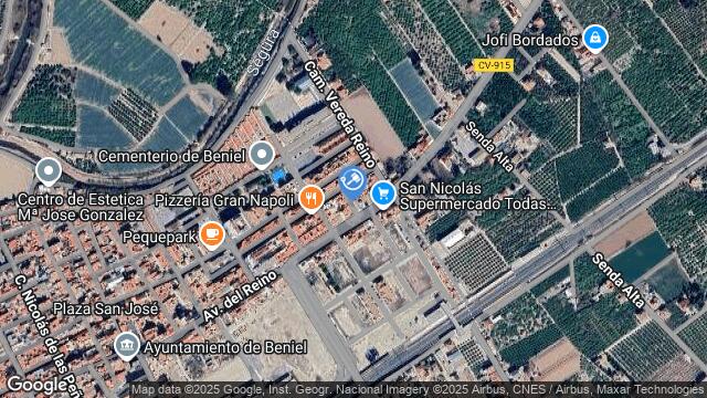 Ubicación de la subastas Subasta de garaje en Beniel