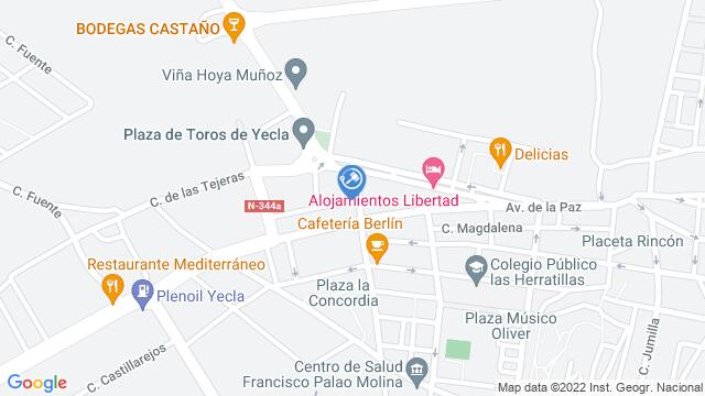 Ubicación de la subastas Subasta de garaje en Yecla