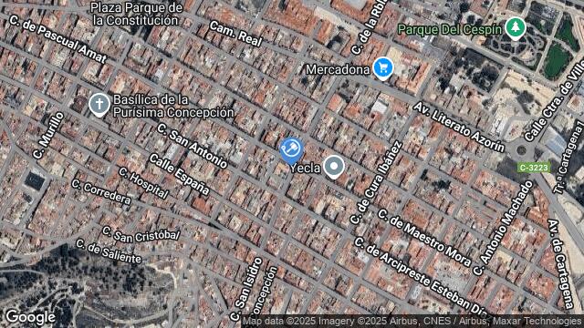 Ubicación de la subastas Subasta de vivienda en Yecla