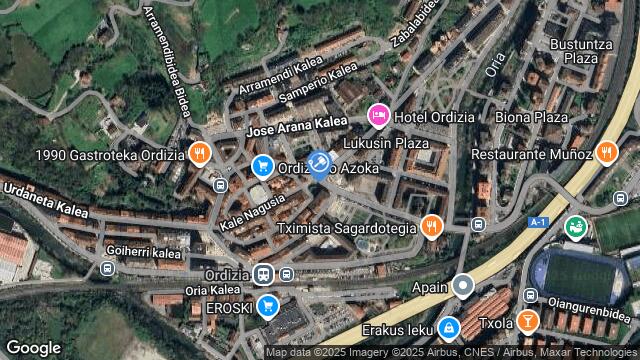 Ubicación de la subastas Subasta de local comercial en ordizia